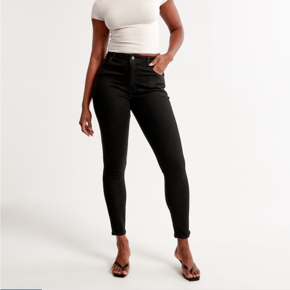 Abercrombie curve love black skinny jean size 29